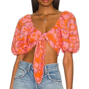 FAITHFULL THE BRAND Floral Crop Top